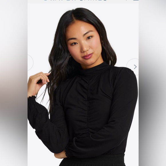 NWT Draper James Knit Turtleneck in Black - Picture 4 of 6